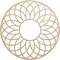 Ekena Millwork Cannes Wood Fretwork Pierced Ceiling Medallion, Alder, 30"OD x 10 1/4"ID x 3/8"T CMWP30X30X0375CNAL - alternate 1